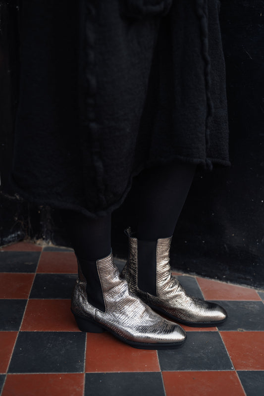 ARCHE - Junack Silver Chelsea Boots