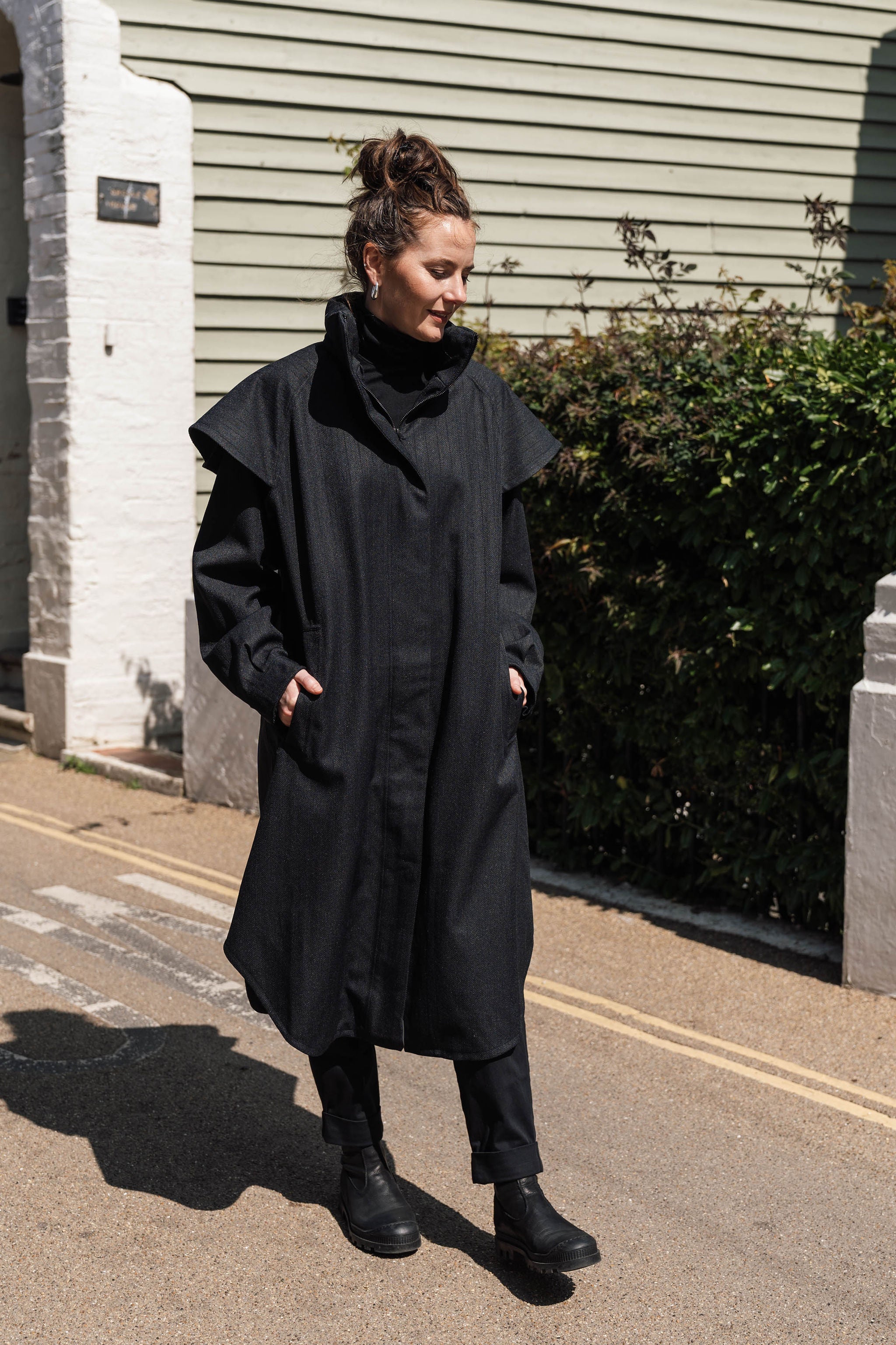 Oversized waterproof outlet coat