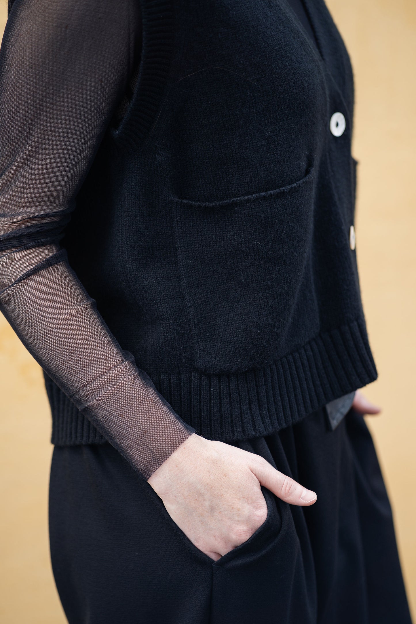 CR - Cashmere Wool Waistcoat