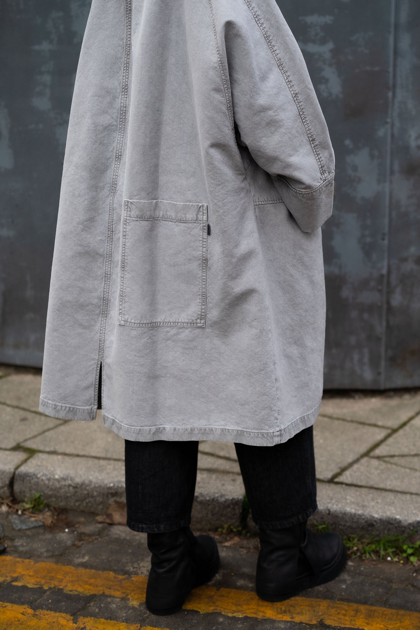 OSKA - Silver Glass Grey Coat