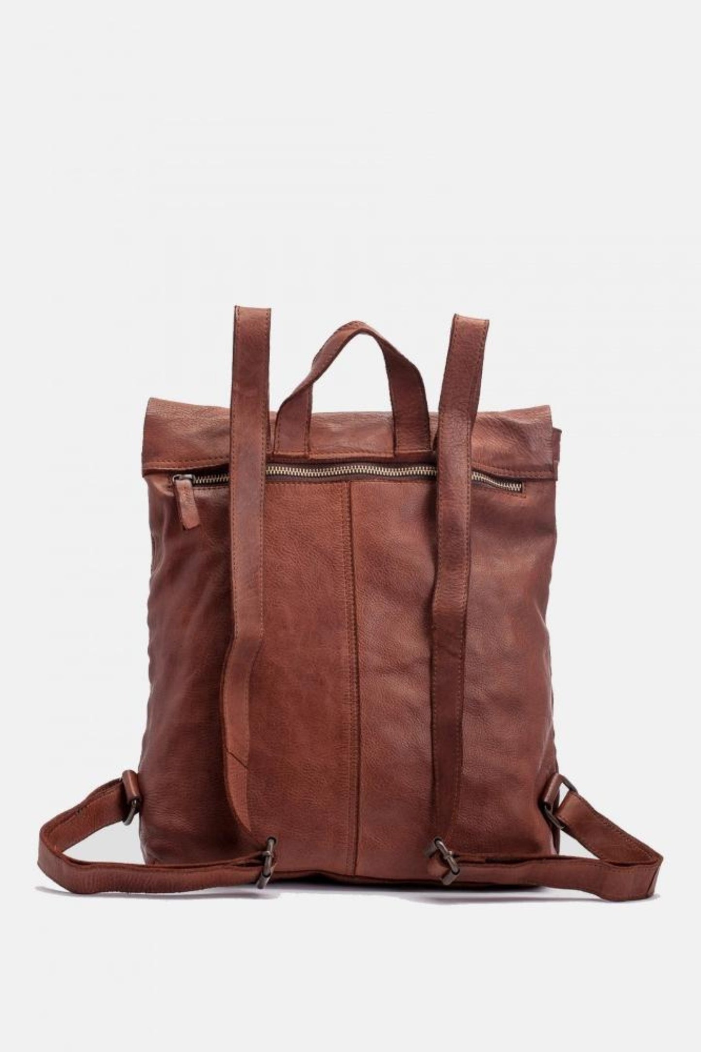 BOSTON- Leather Backpack