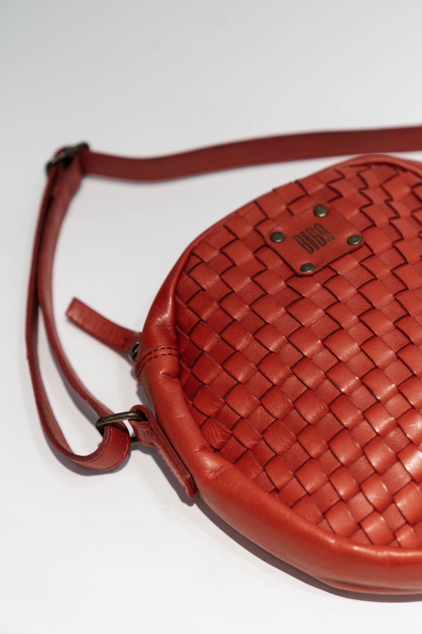 Woven Circle Crossbody