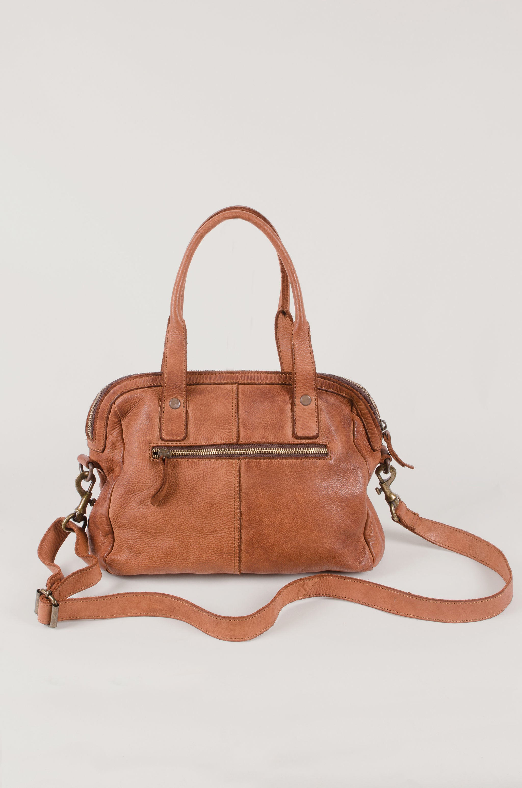 Tan 2025 bowler bag